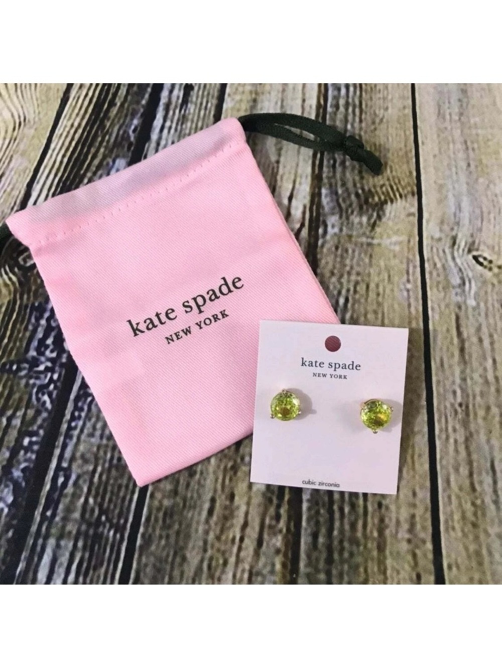 Kate Spade Rise and Shine studs - Mint